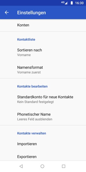 Wählen Sie Importieren