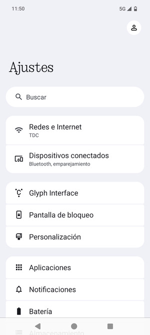 Seleccione Redes e Internet
