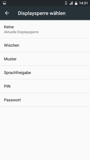 Wählen Sie Muster