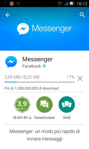 Attendi il completamento del processo di installazione