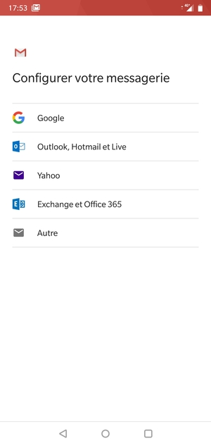 Sélectionnez Autre