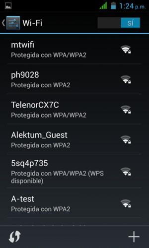 Seleccione la red inalámbrica a la que desea conectarse
