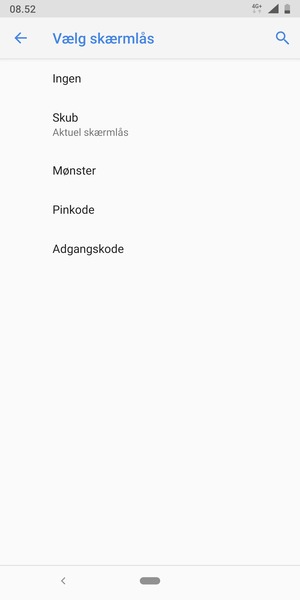 Vælg Mønster