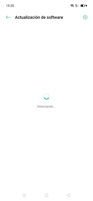 Espere a que la búsqueda termine