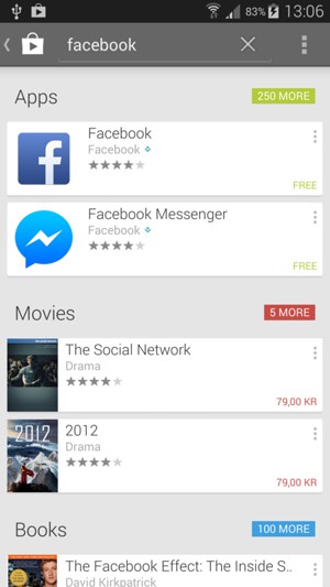 Select the app