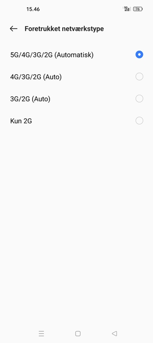Vælg din foretrukne mulighed