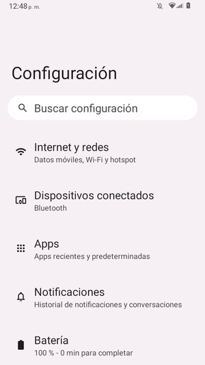 Seleccione Internet y redes