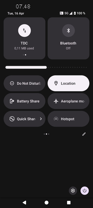 Turn off Location