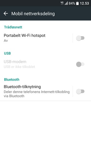 Velg Portabelt Wi-Fi hotspot