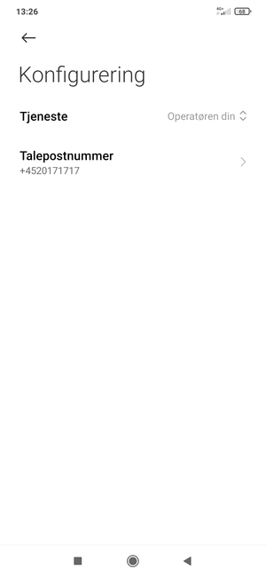 Velg Talepostnummer