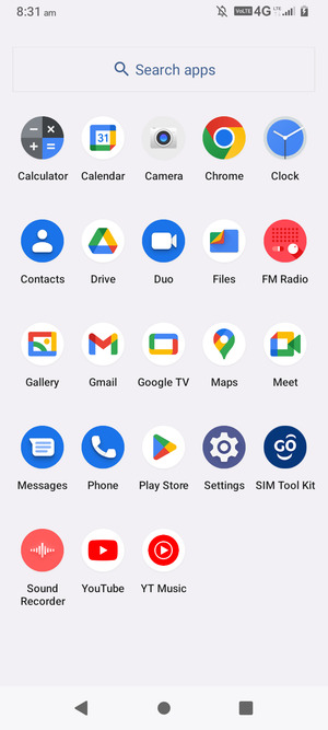 Select Settings