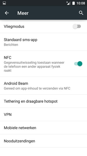 Selecteer Mobiele netwerken