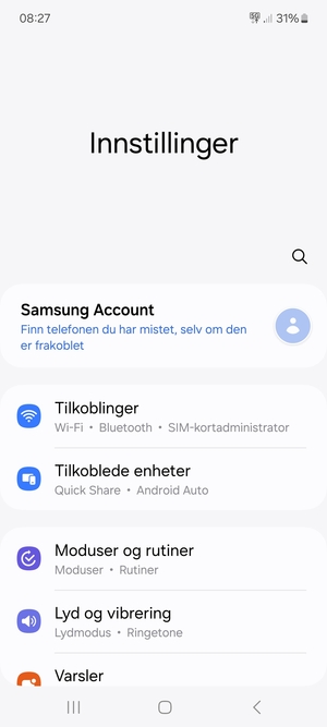 Velg Tilkoblinger