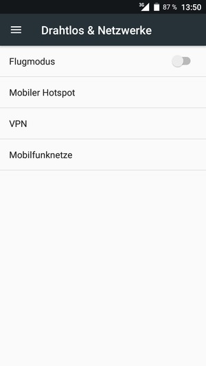 Wählen Sie Mobilfunknetze