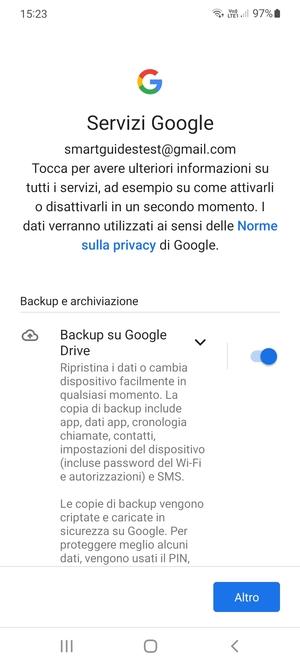 Seleziona Altro