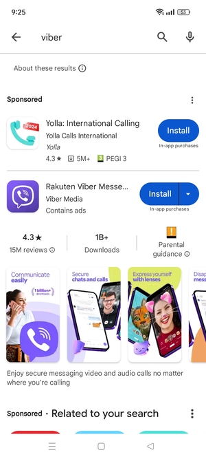 Select the app