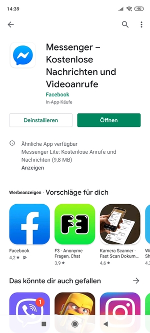 Wählen Sie Öffnen