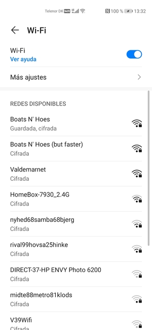 Seleccione la red inalámbrica a la que desea conectarse