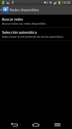 Seleccione Buscar redes