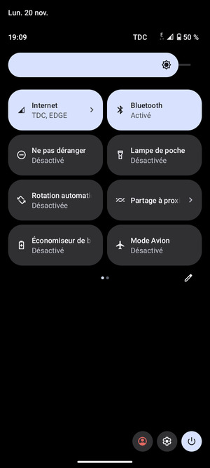 Désactiver Bluetooth