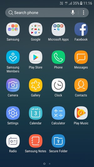 Select Settings