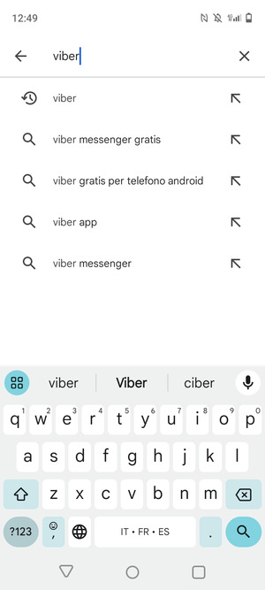 Inserisci il nome dell'app e seleziona Ricerca