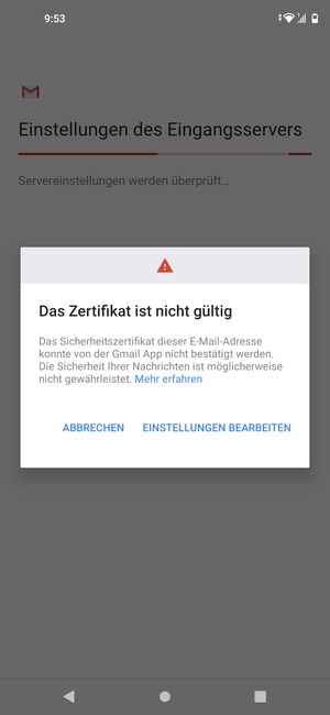 Wählen Sie EINSTELLUNGEN BEARBEITEN