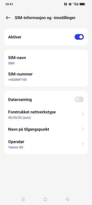 Velg Navn på tilgangspunkt