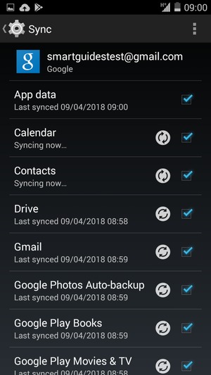 Your information will be synchronised