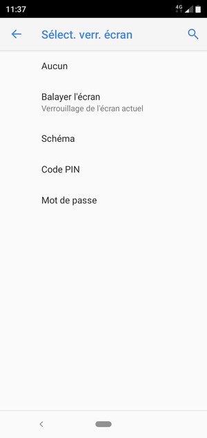 Sélectionnez Schéma