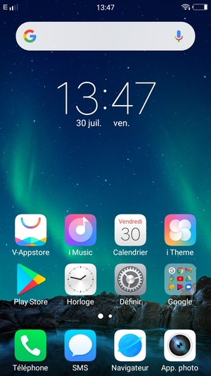 Sélectionnez Téléphone
