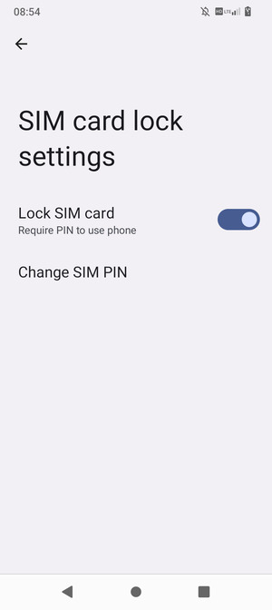 Select Change SIM PIN