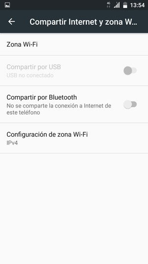 Seleccione Zona Wi-Fi