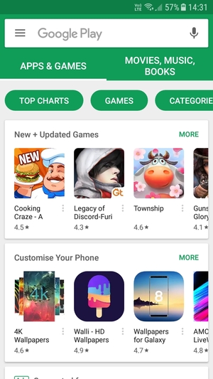 Select the Search bar