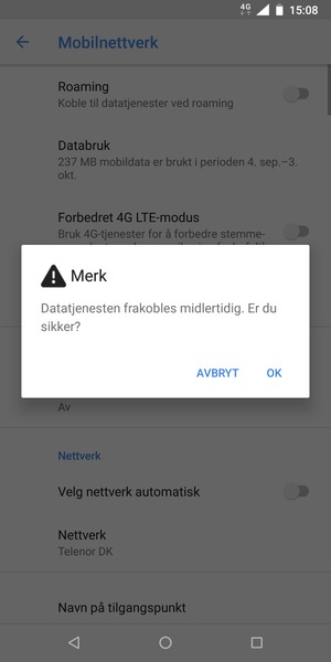 Velg OK