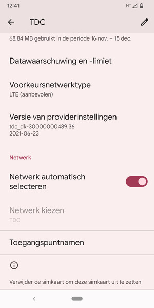 Scroll naar en selecteer Toegangspunten