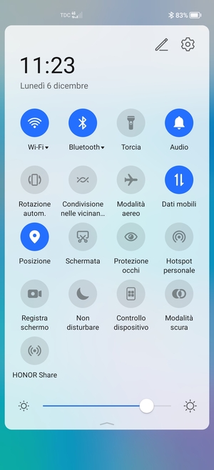 Disattiva Wi-Fi e Bluetooth