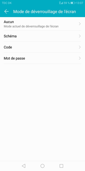 Sélectionnez Schéma