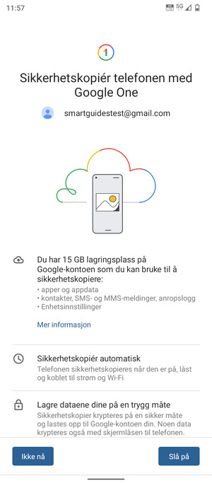 Velg Slå på