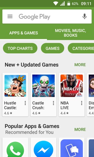 Select the Search bar
