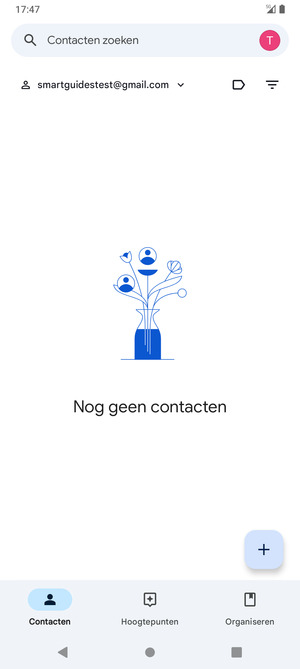 Selecteer Organiseren