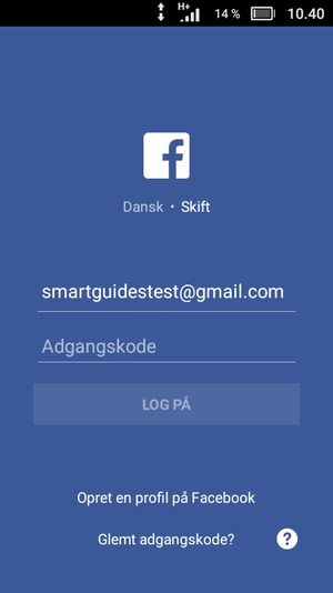Din app er klar til brug
