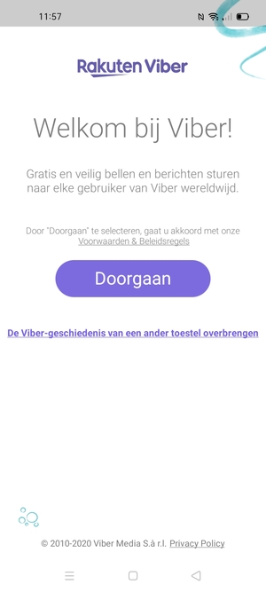 Uw app is klaar voor gebruik