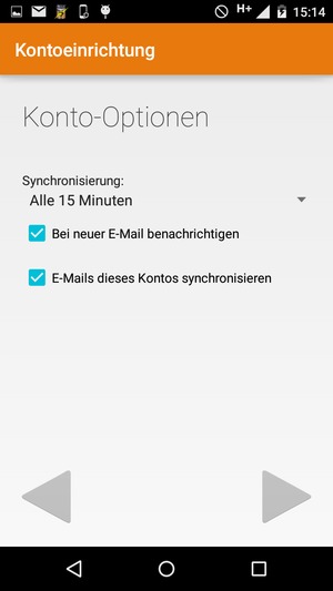 Wählen Sie WEITER