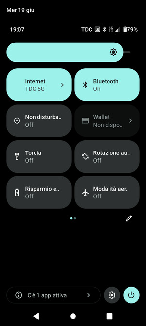 Disattiva Bluetooth