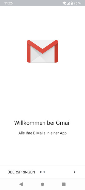 Wählen Sie WEITER