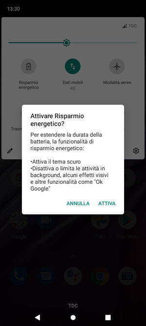 Seleziona ATTIVA