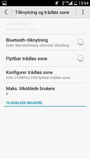 Velg Konfigurer trådløs sone / Wi-Fi-hotspot