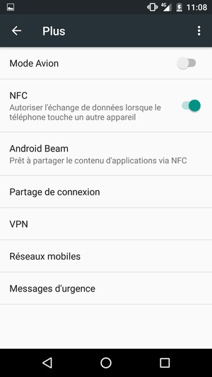 Sélectionnez Réseaux mobiles