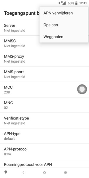 Selecteer Opslaan